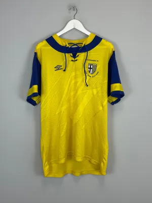 1993/94 PARMA *CUP WINNERS CUP FINAL* HOME SHIRT (XL) UMBRO