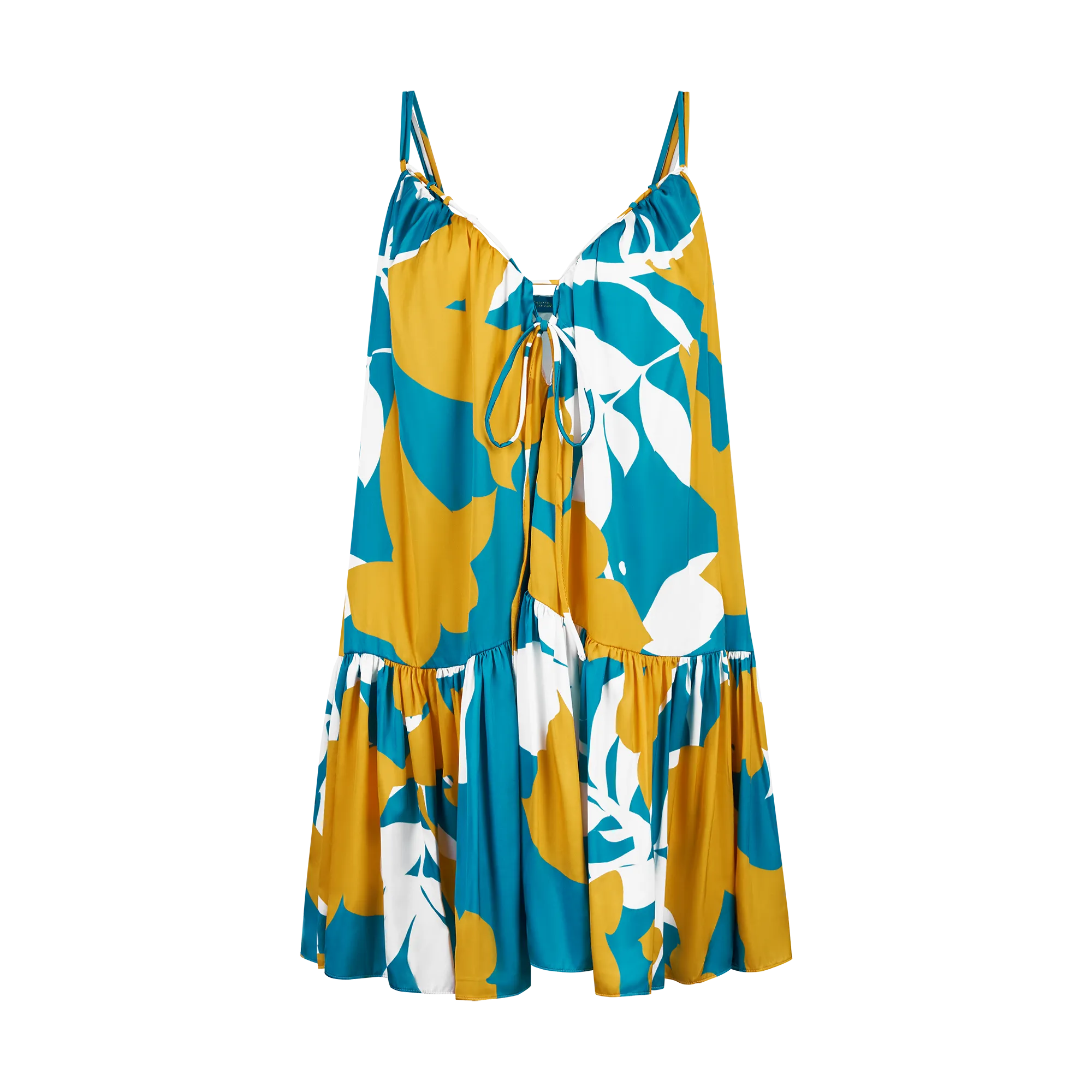 51ST INDEPENDENCE FLARE DRESS-AQUA