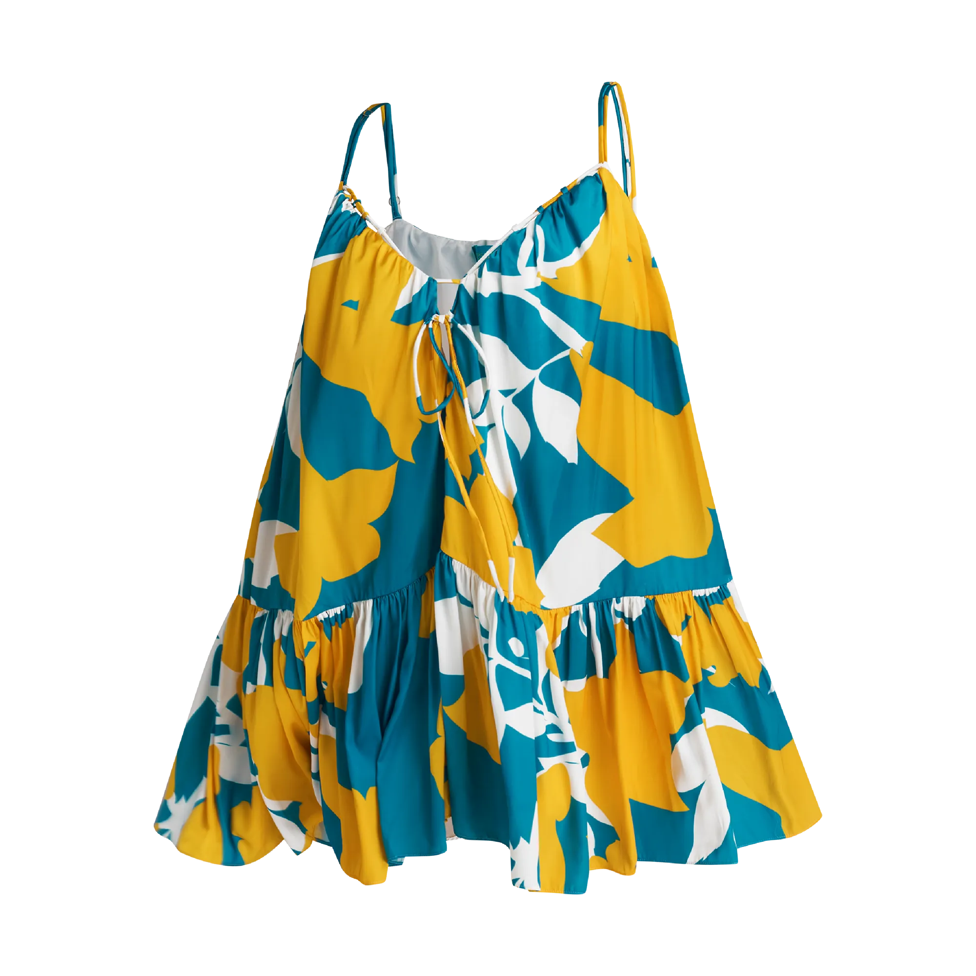 51ST INDEPENDENCE FLARE DRESS-AQUA