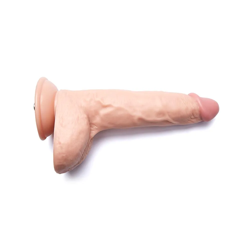 9.84-inch Chubby Huge Dildo Attachment for Lustti Sex Machines, w/ Wide Testicles