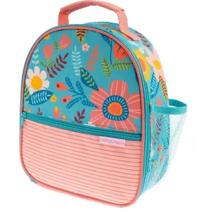 All Over Print Lunch Box - Turquoise Floral