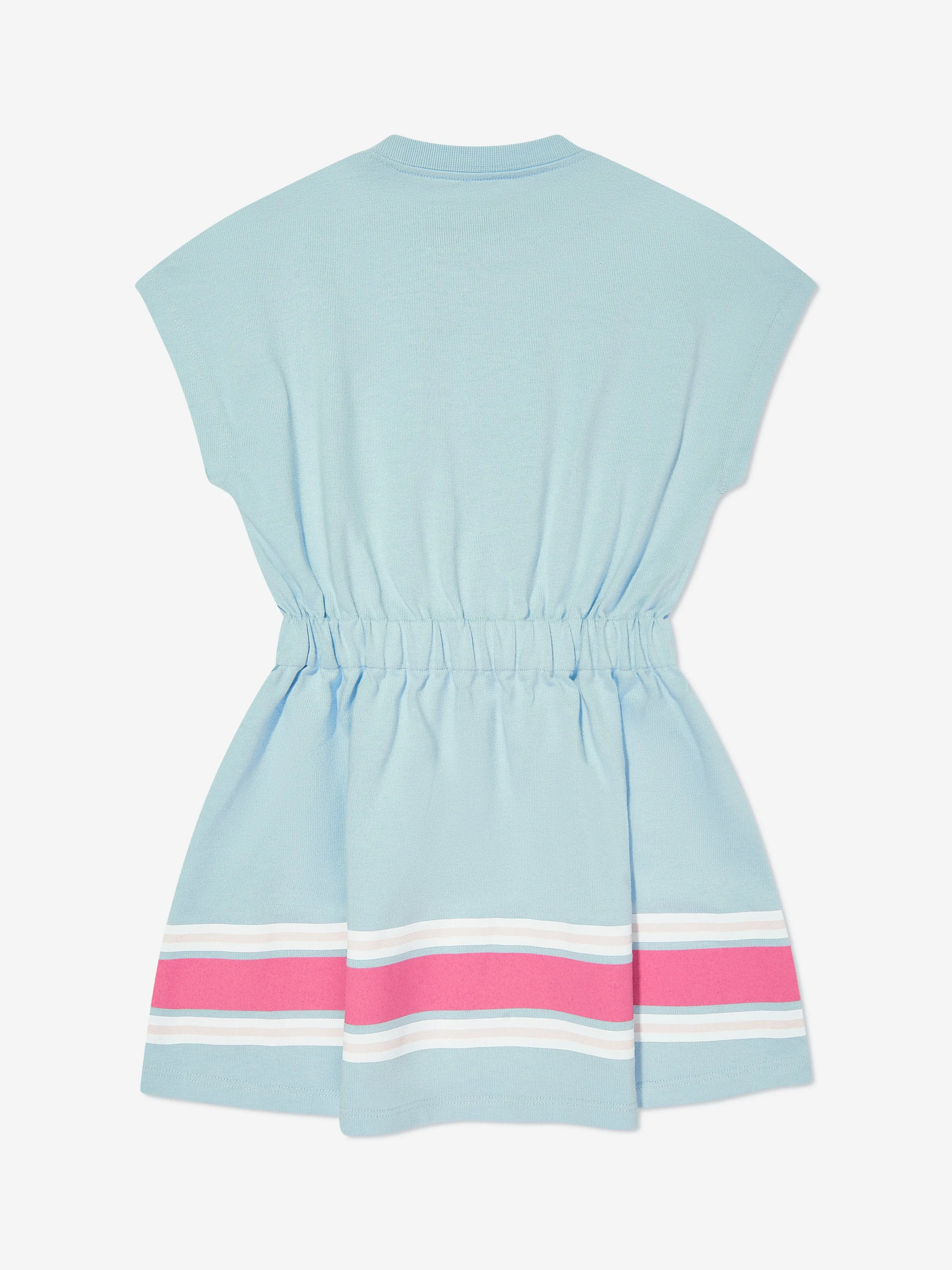 Amiri Girls Logo Stripe T-Shirt Dress in Blue