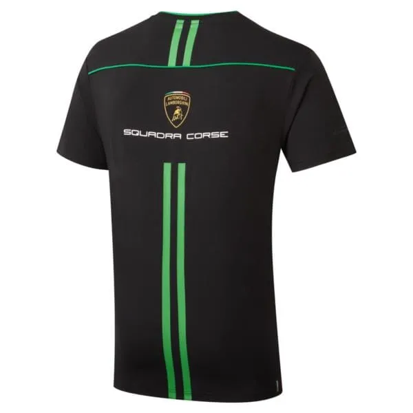 Automobili Lamborghini Squadra Corse Men's Team T-Shirt - Black