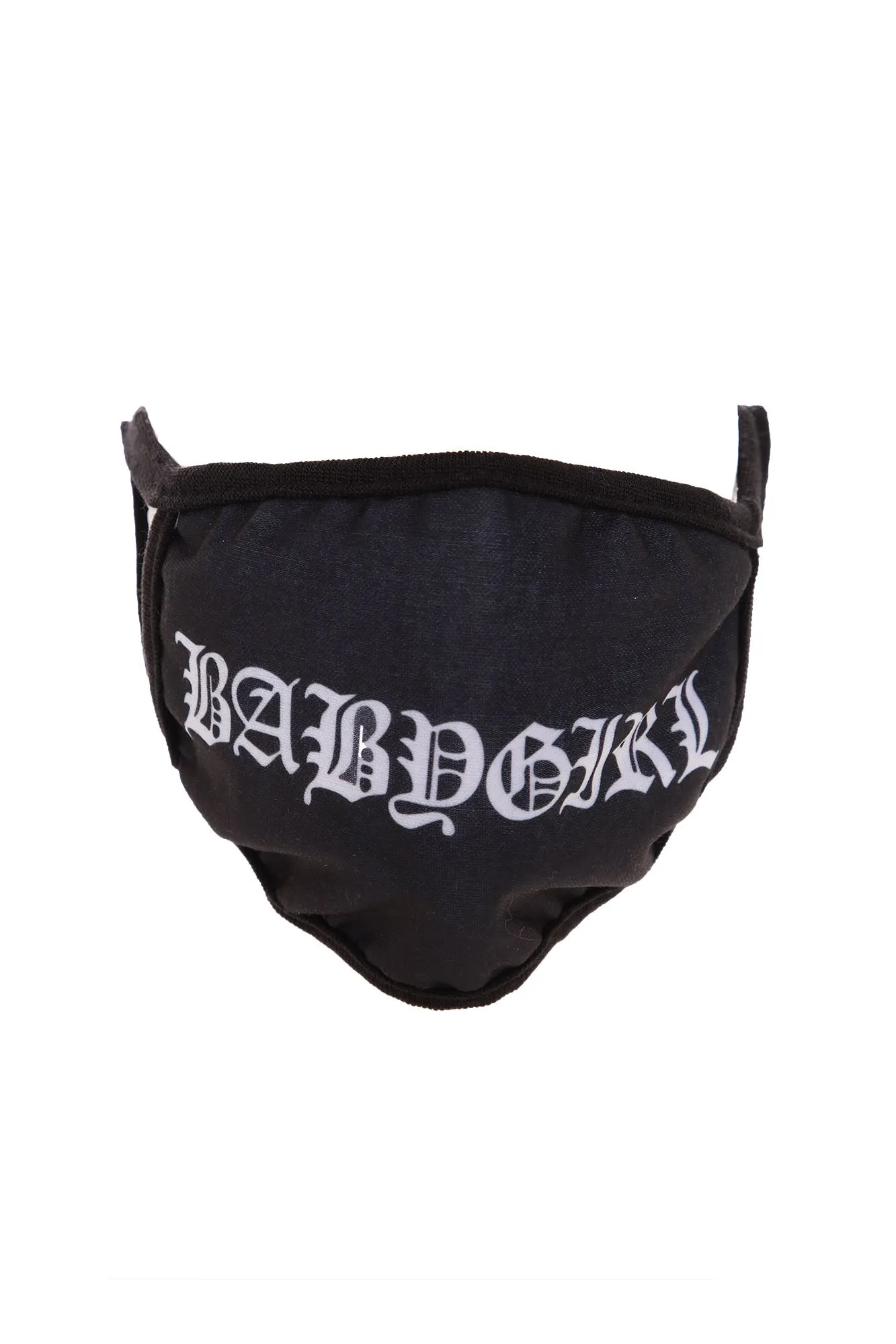 Babygirl Verbiage Face Mask - Black