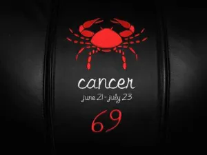 Cancer Red Logo Panel