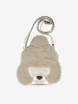 Donsje Girls Britta Exclusive Poodle Purse in Ivory (12cm)