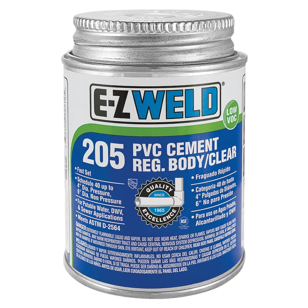 E-Z Weld Clear PVC Cement (4 oz.)