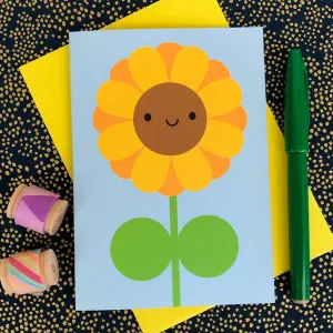 Happy Sunflower Card