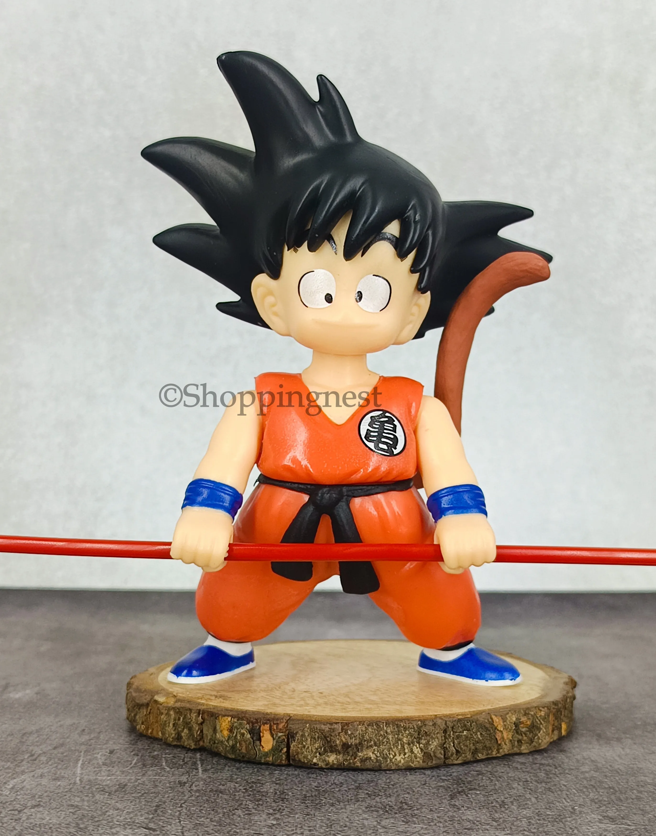 high quality PVC Kids Toy model Statues Anime figura Dragon Balls Q version Cartoon Goku Action Figures | 15.5 CMS |