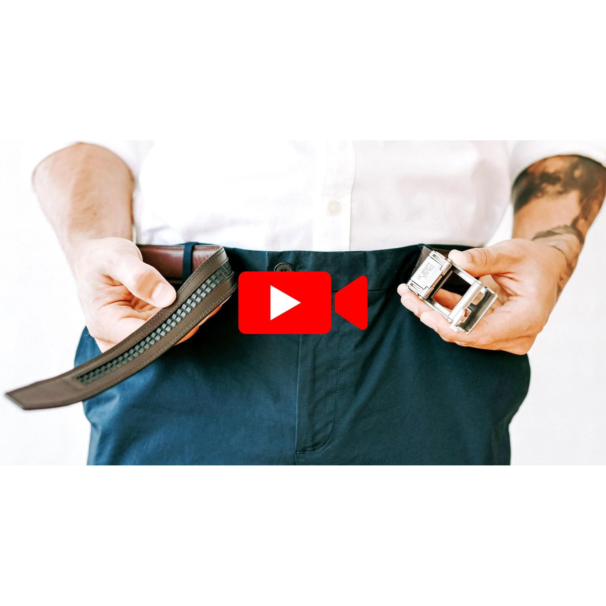 IGNITE SLIM BUCKLE  | SLIM FULL GRAIN LEATHER BELT