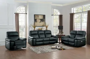 Jason Black  Reclining Sofa Set