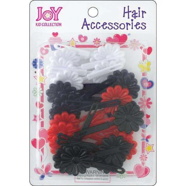 Joy Hair Barrettes 10Ct Assorted