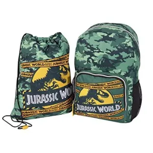 Jurassic World Logo Backpack Bundle