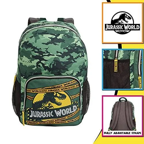 Jurassic World Logo Backpack Bundle