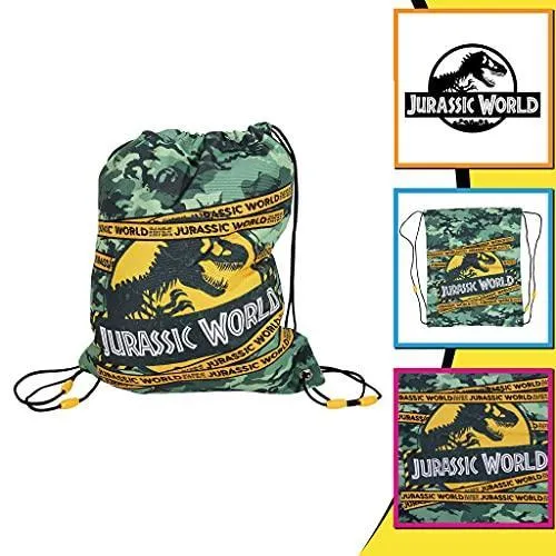 Jurassic World Logo Backpack Bundle