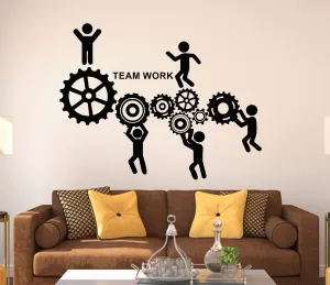 LANSTICK Team Work Sticker