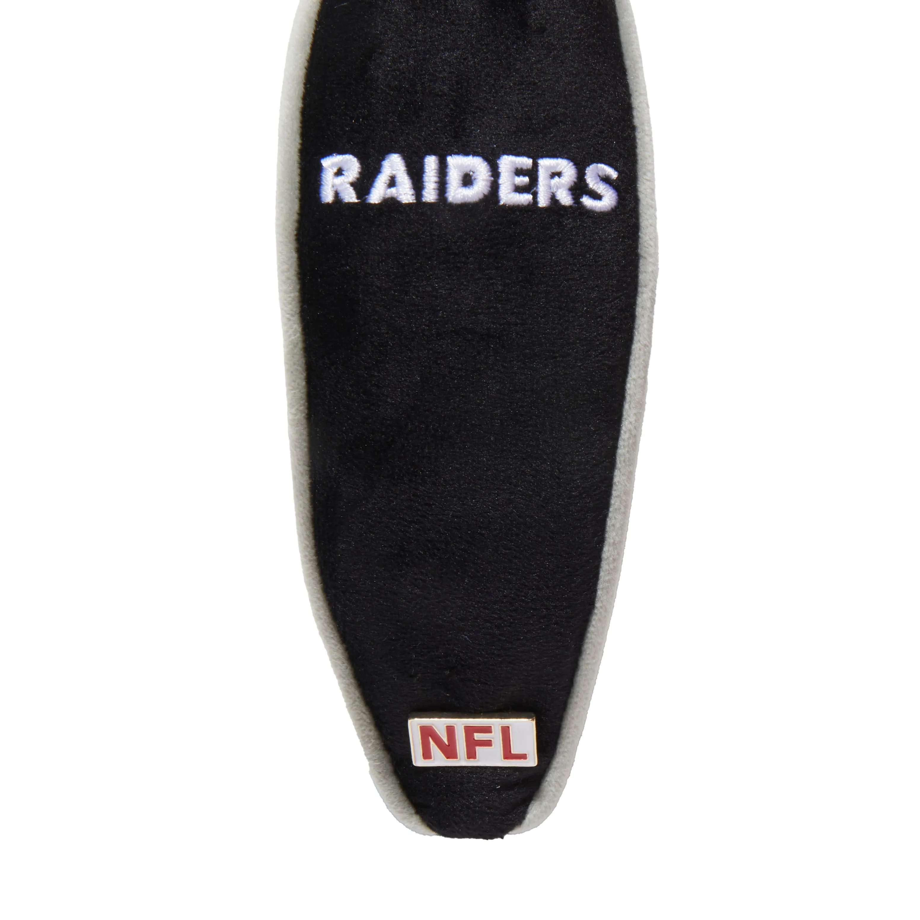 LAS VEGAS RAIDERS LELE SADOUGHI X NFL JET EMBROIDERED KNOTTED HEADBAND