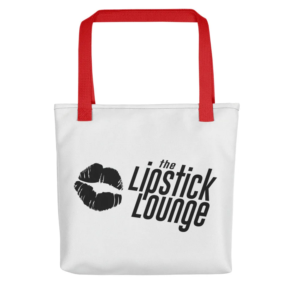 Lipstick Lounge Black Logo Tote Bag