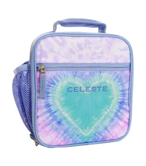 Mackenzie Lavender Heart Tie-Dye Lunch Boxes, Lavender