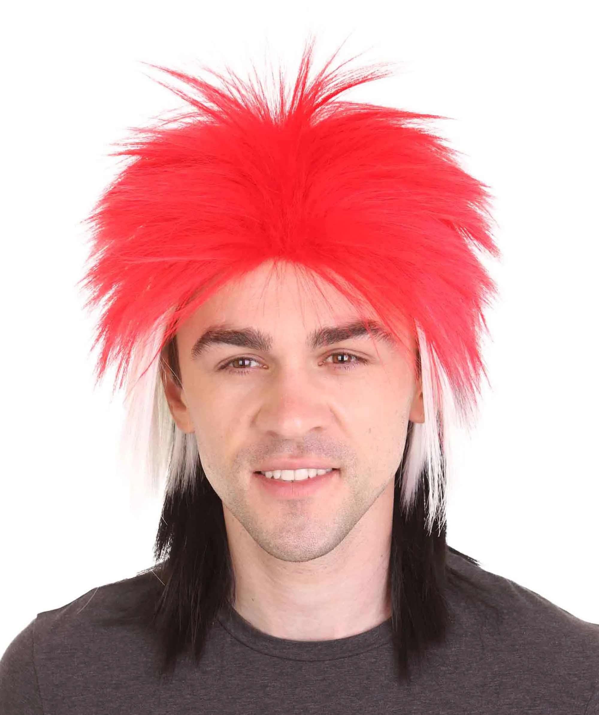 Men Flag Sports,80's Mullet Wigs Collection | Premium Breathable Capless Cap