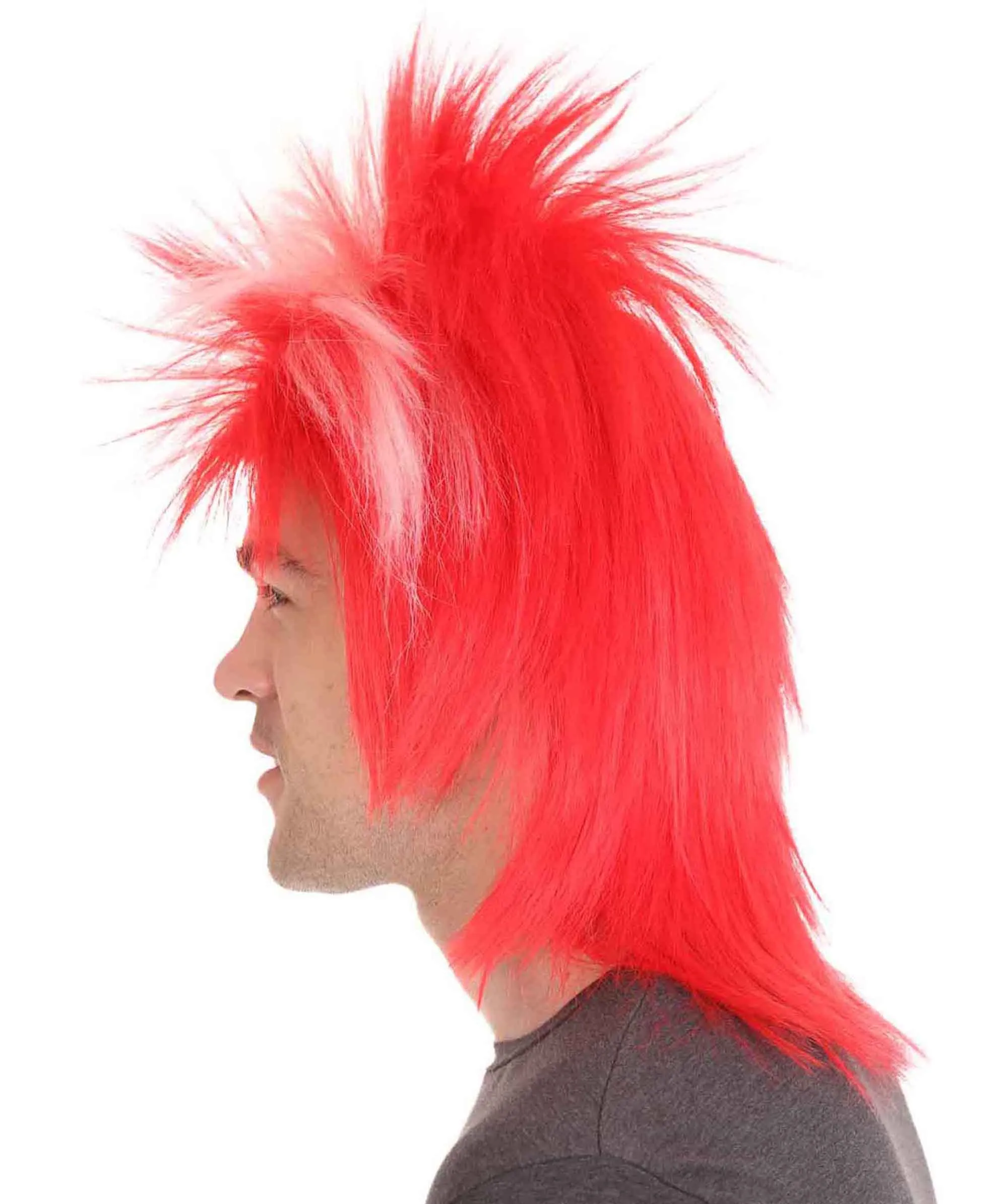 Men Flag Sports,80's Mullet Wigs Collection | Premium Breathable Capless Cap