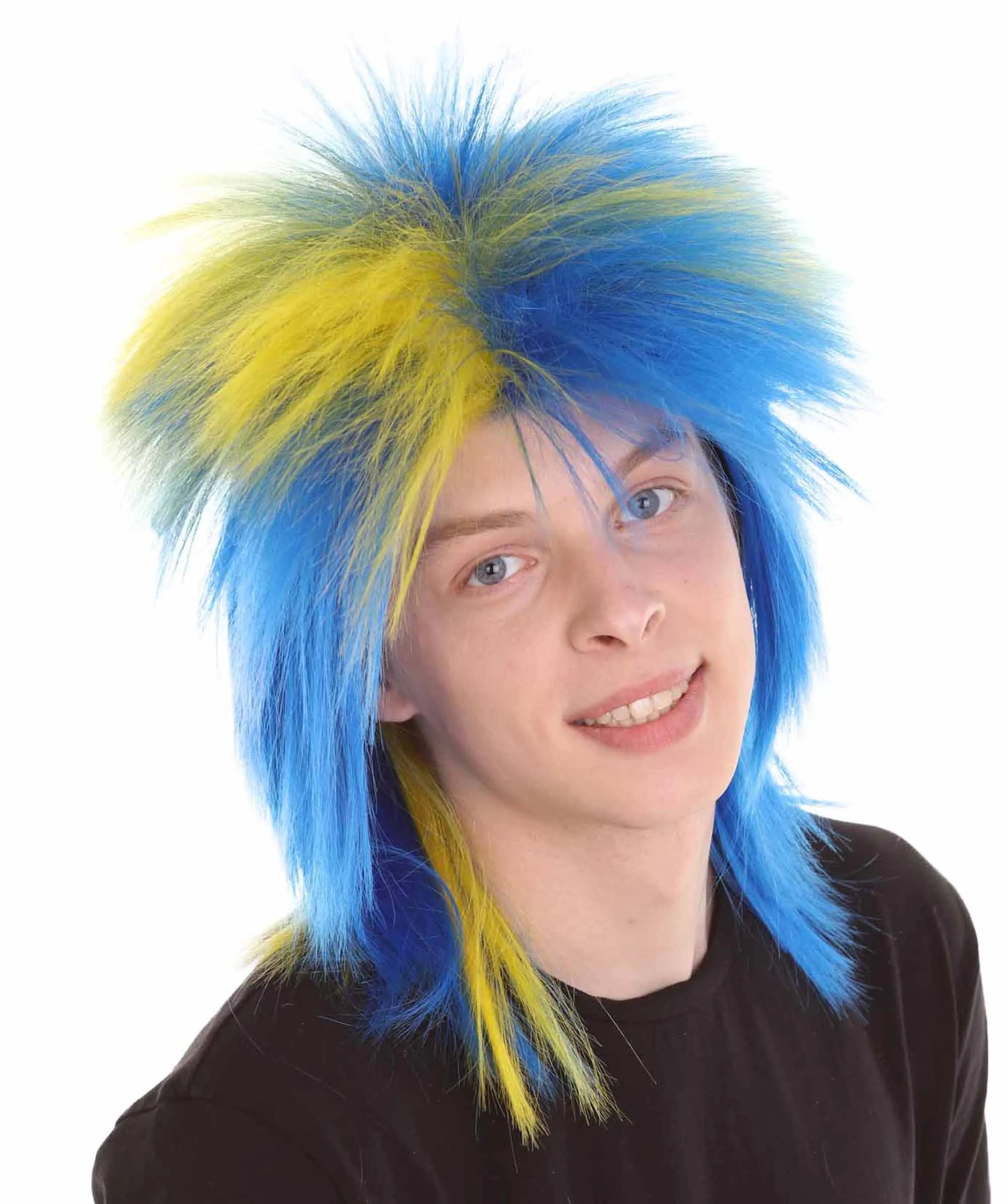 Men Flag Sports,80's Mullet Wigs Collection | Premium Breathable Capless Cap