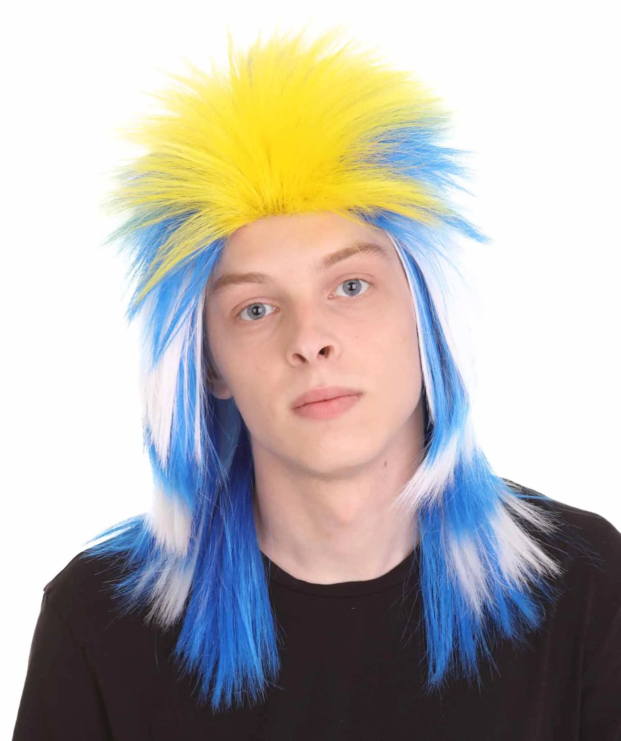 Men Flag Sports,80's Mullet Wigs Collection | Premium Breathable Capless Cap