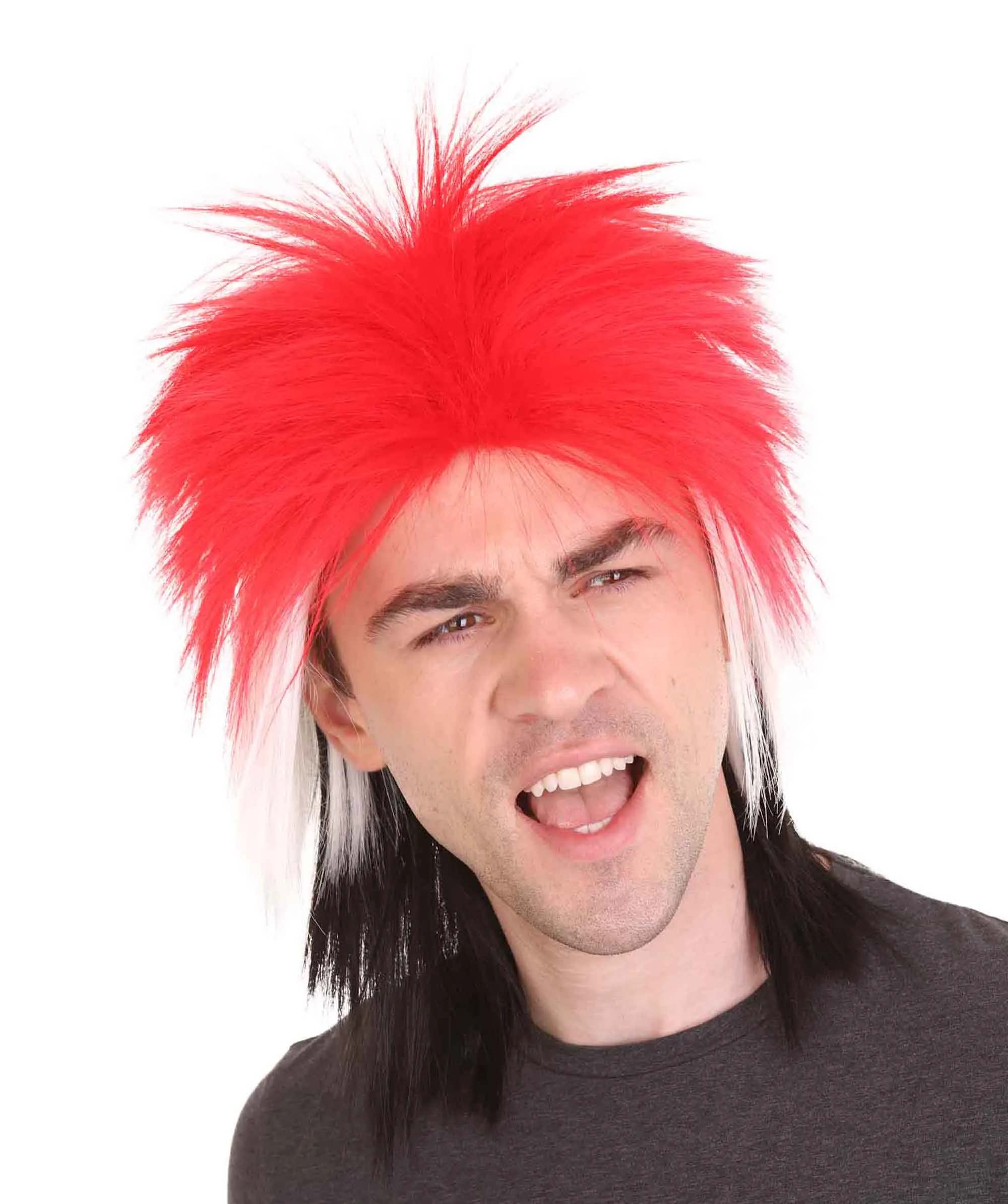 Men Flag Sports,80's Mullet Wigs Collection | Premium Breathable Capless Cap