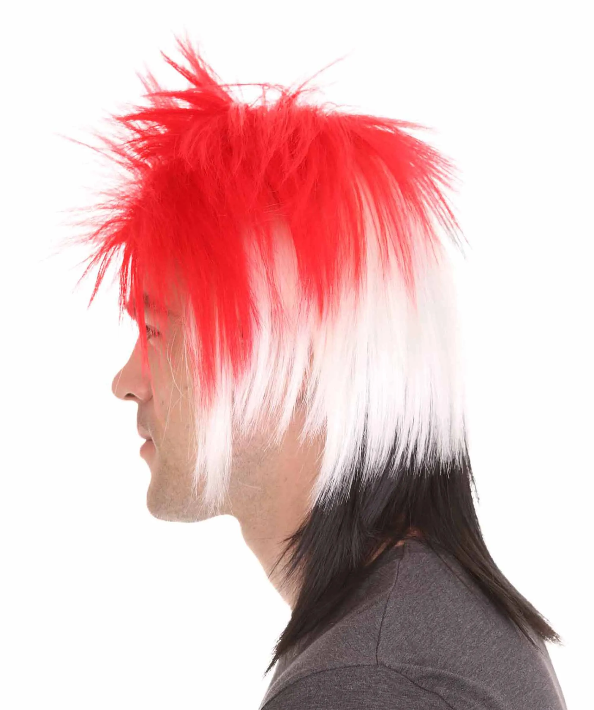 Men Flag Sports,80's Mullet Wigs Collection | Premium Breathable Capless Cap