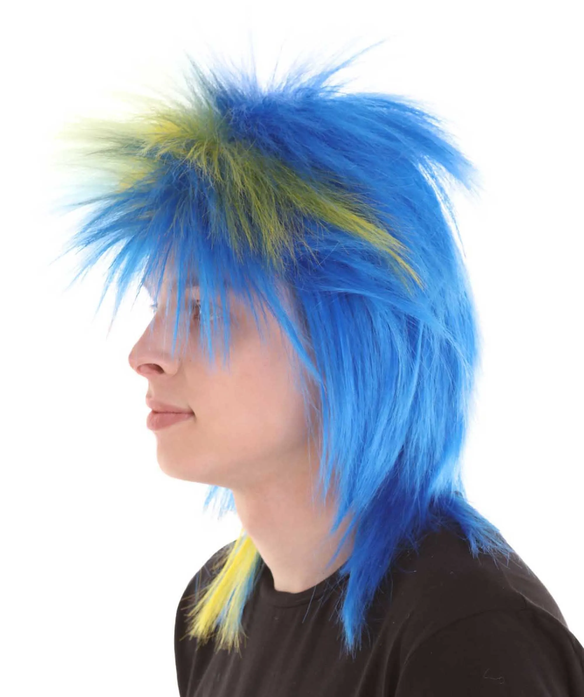 Men Flag Sports,80's Mullet Wigs Collection | Premium Breathable Capless Cap