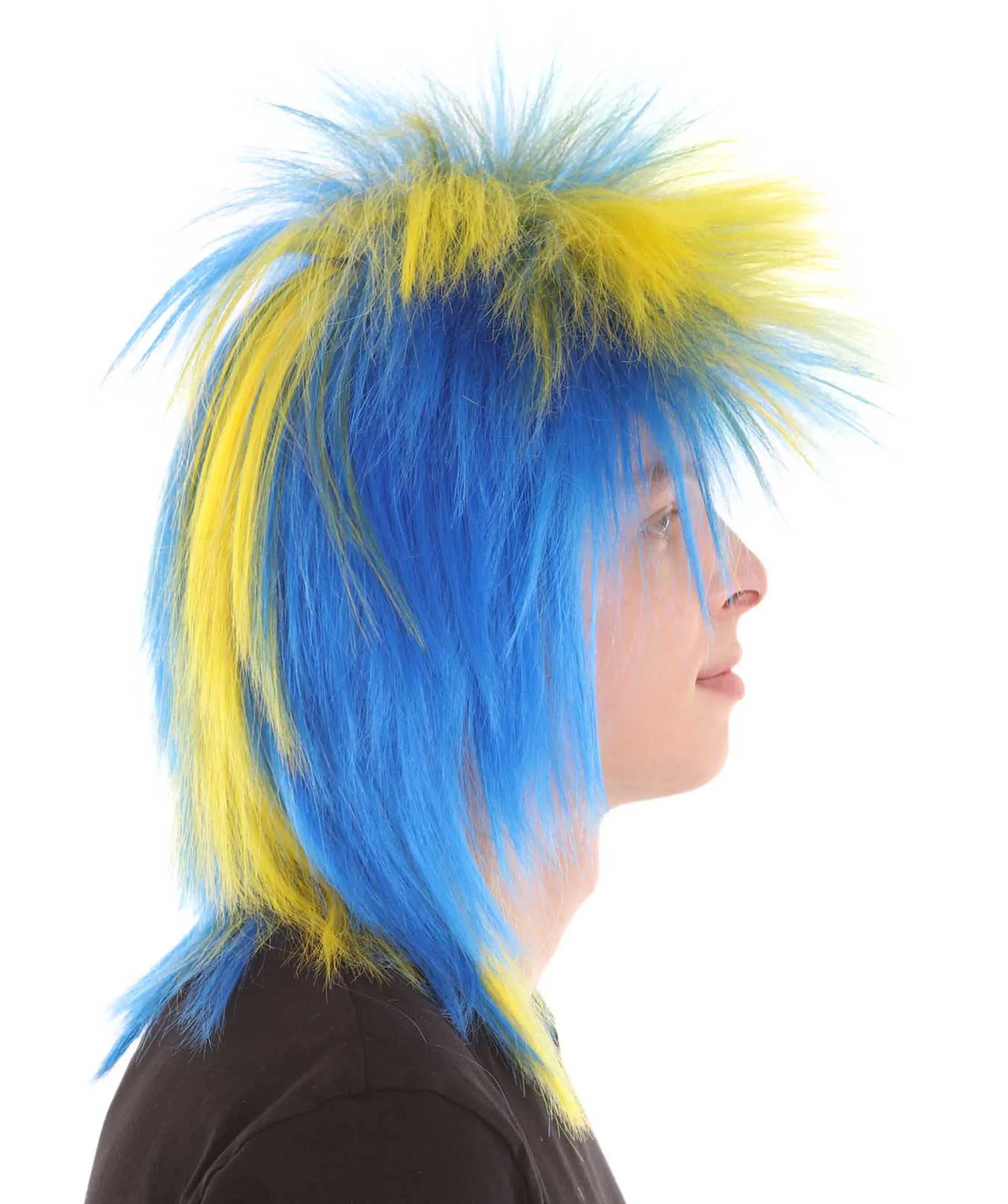 Men Flag Sports,80's Mullet Wigs Collection | Premium Breathable Capless Cap