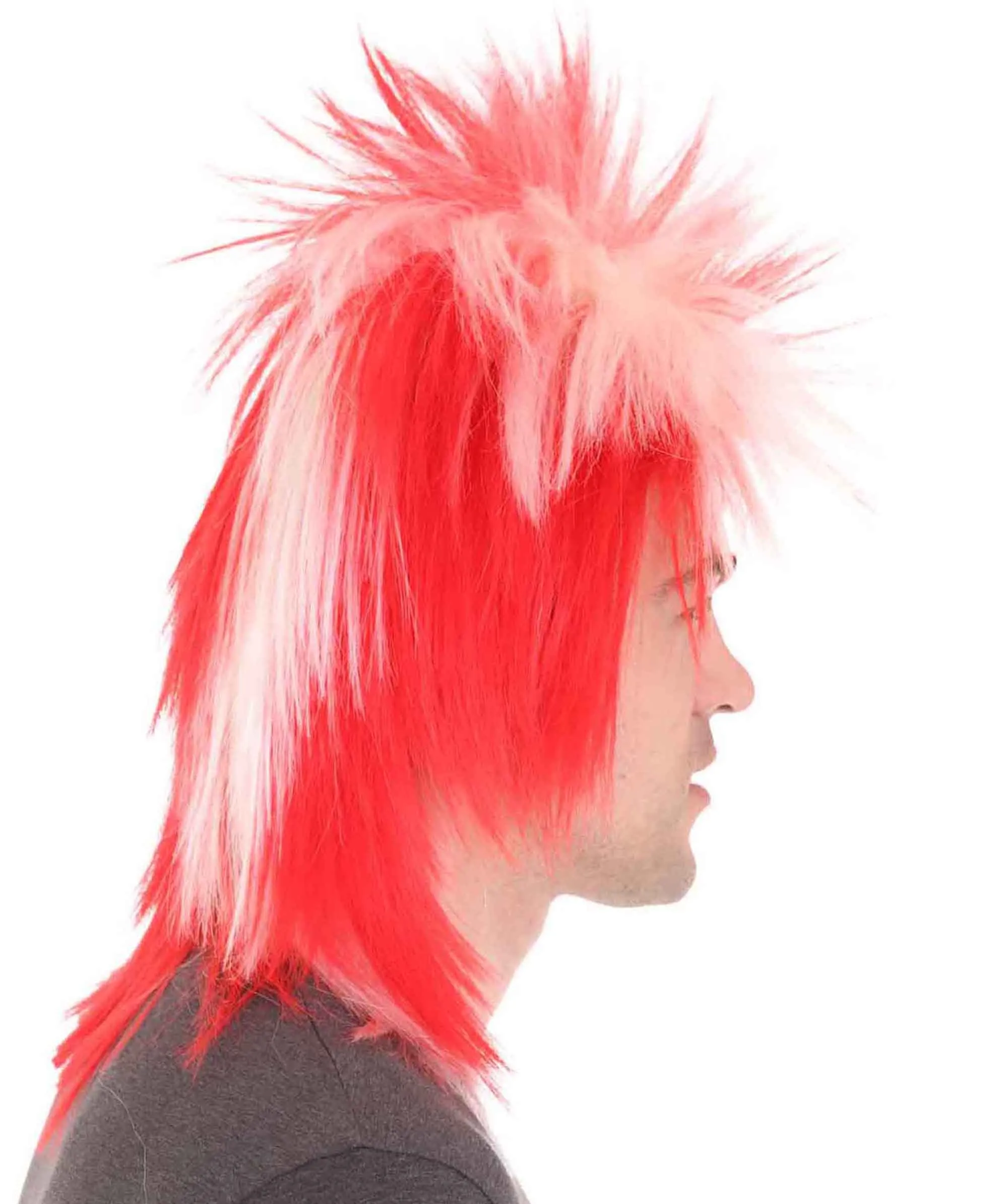 Men Flag Sports,80's Mullet Wigs Collection | Premium Breathable Capless Cap