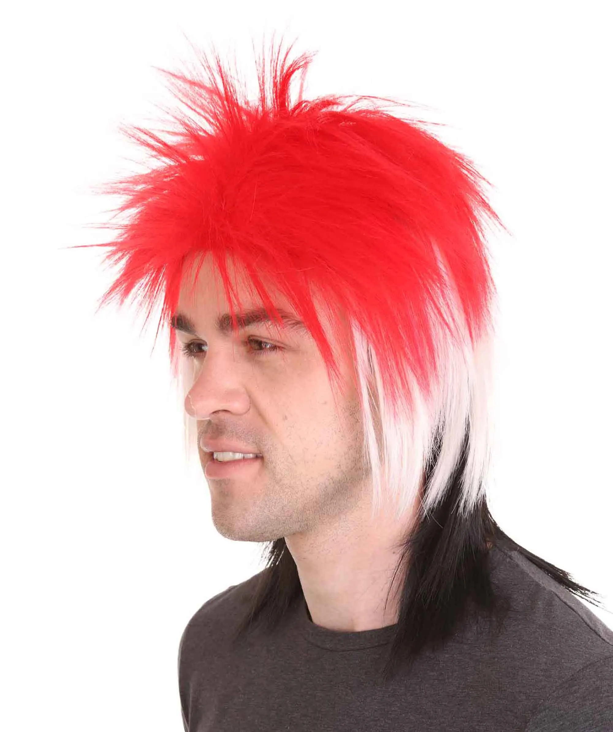 Men Flag Sports,80's Mullet Wigs Collection | Premium Breathable Capless Cap