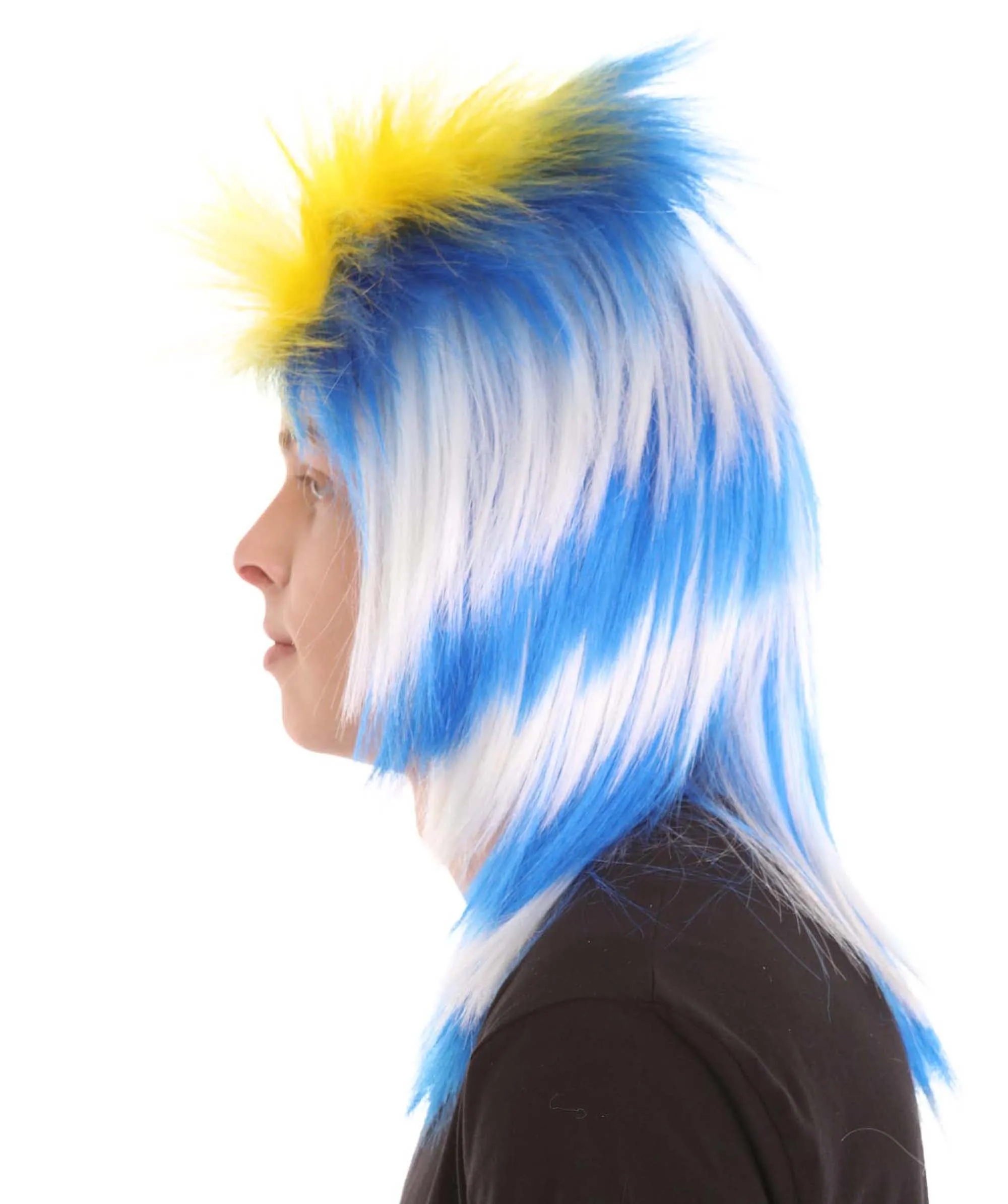 Men Flag Sports,80's Mullet Wigs Collection | Premium Breathable Capless Cap