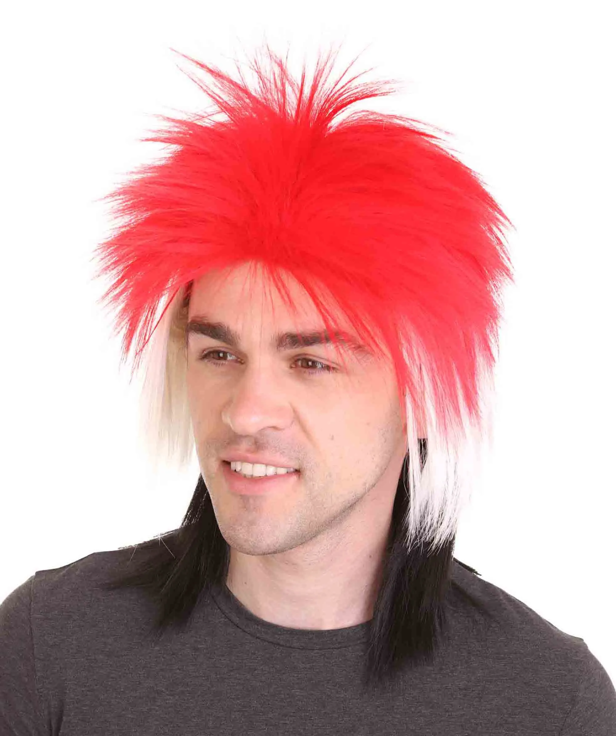 Men Flag Sports,80's Mullet Wigs Collection | Premium Breathable Capless Cap