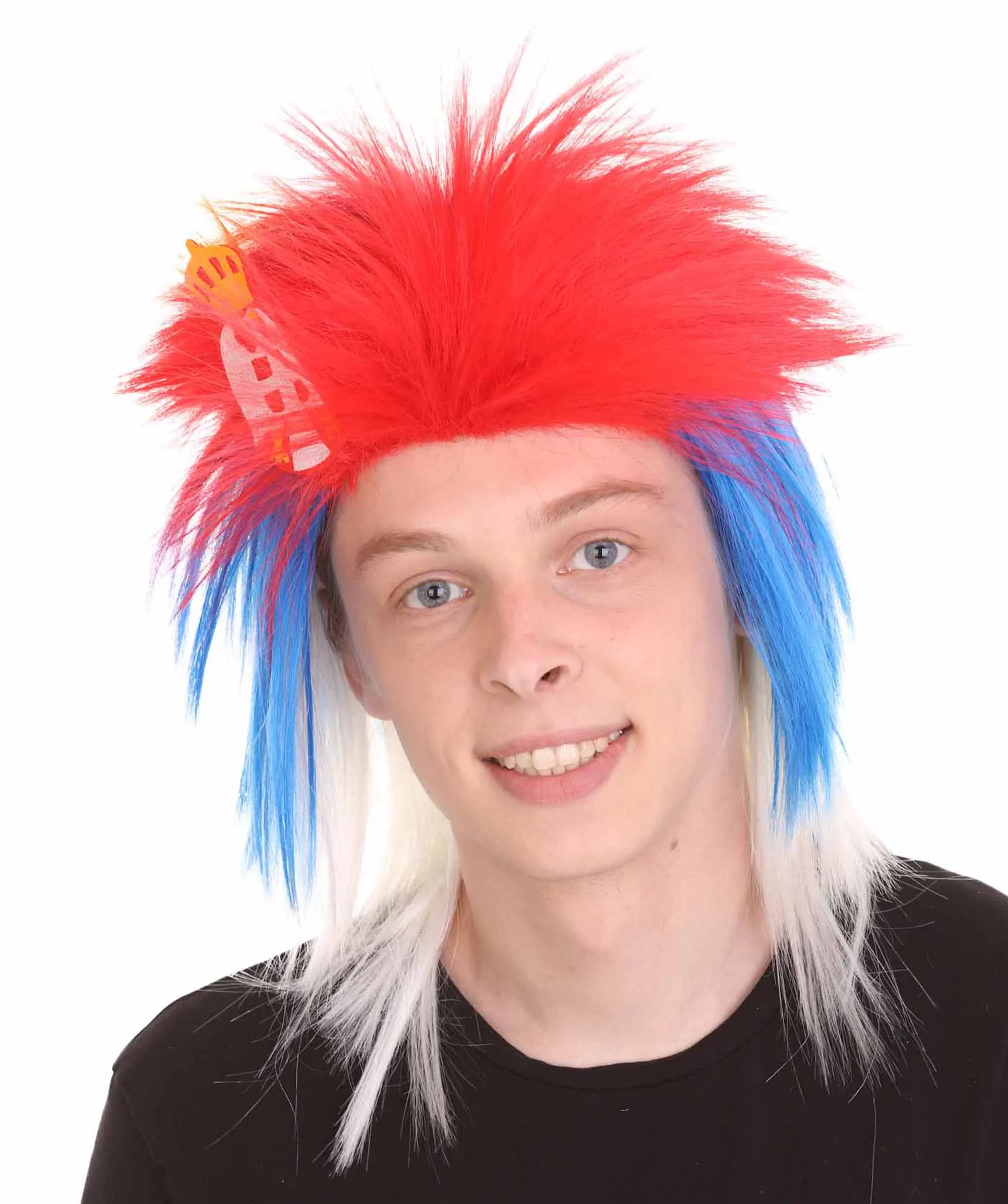 Men Flag Sports,80's Mullet Wigs Collection | Premium Breathable Capless Cap