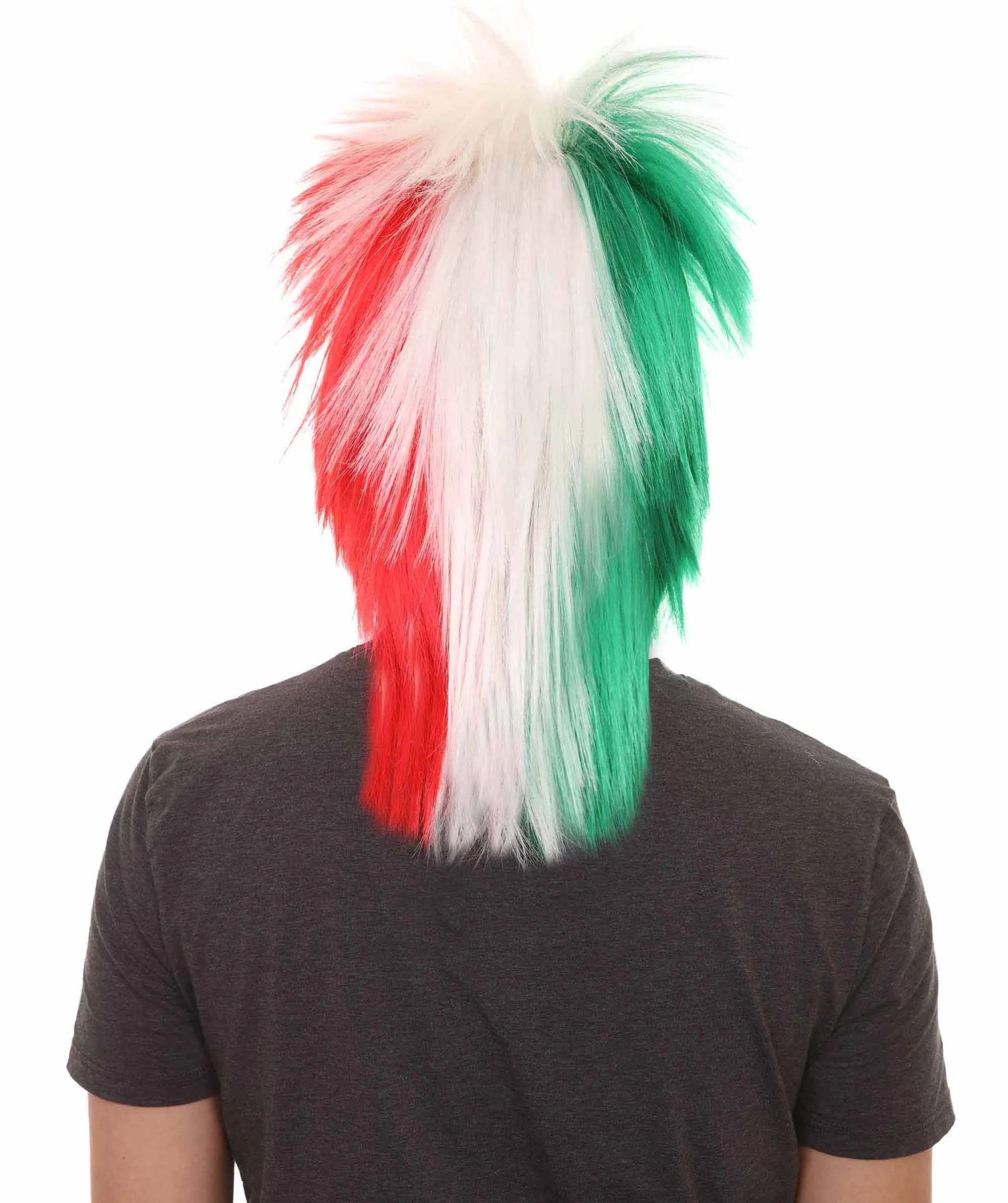 Men Flag Sports,80's Mullet Wigs Collection | Premium Breathable Capless Cap