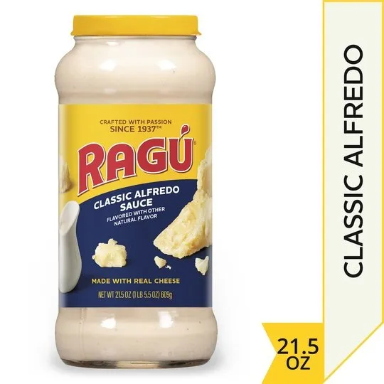 Ragu Classic Alfredo Sauce, Made with Real Cheese, 21.5 oz