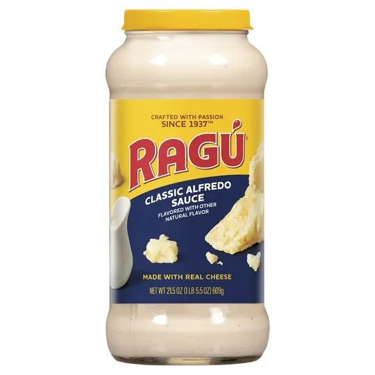 Ragu Classic Alfredo Sauce, Made with Real Cheese, 21.5 oz