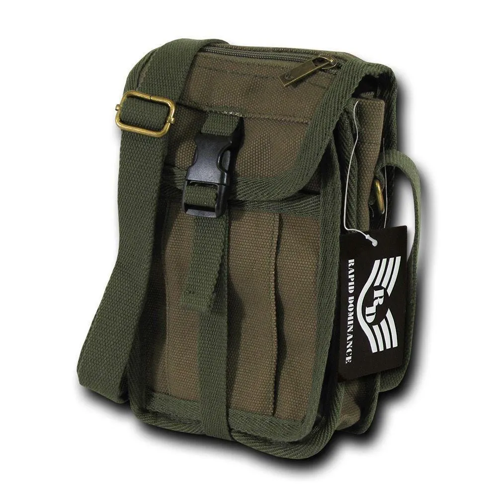 Rapid Dominance Cotton Canvas Travel Portfolio Bags Backpack Luggage