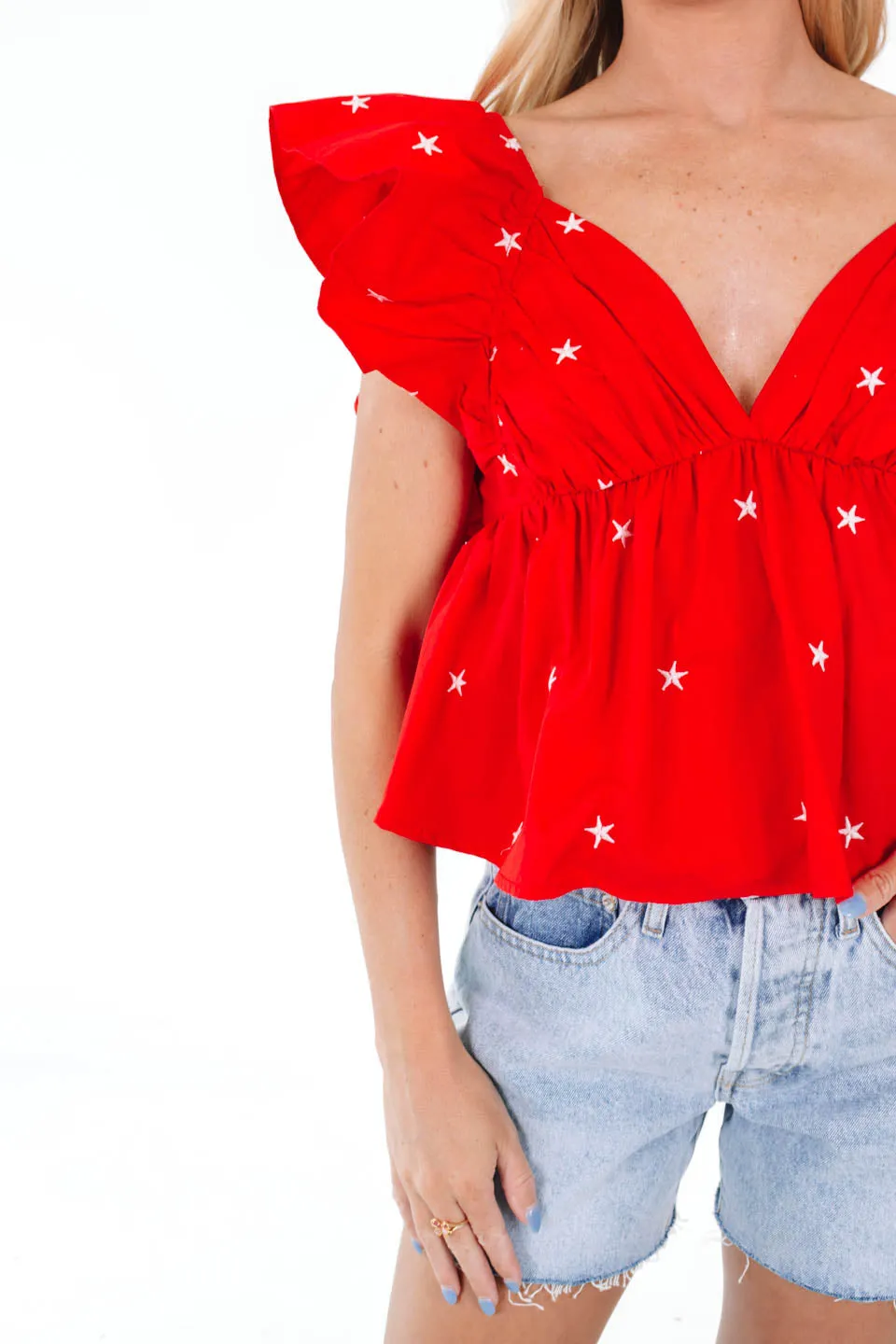 Rising Star Top - Red