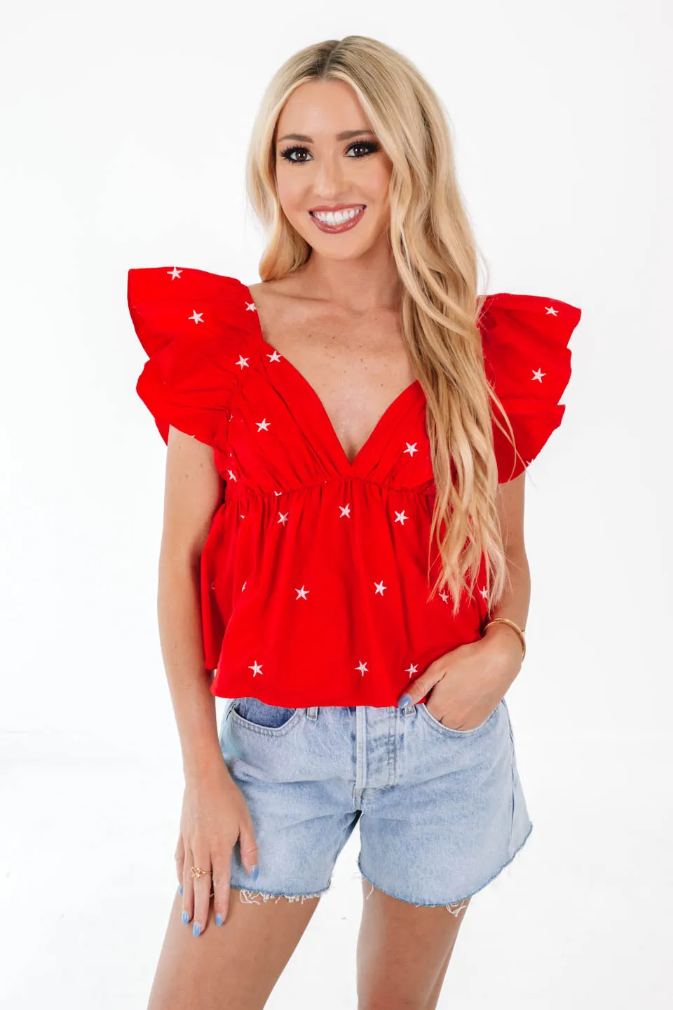 Rising Star Top - Red