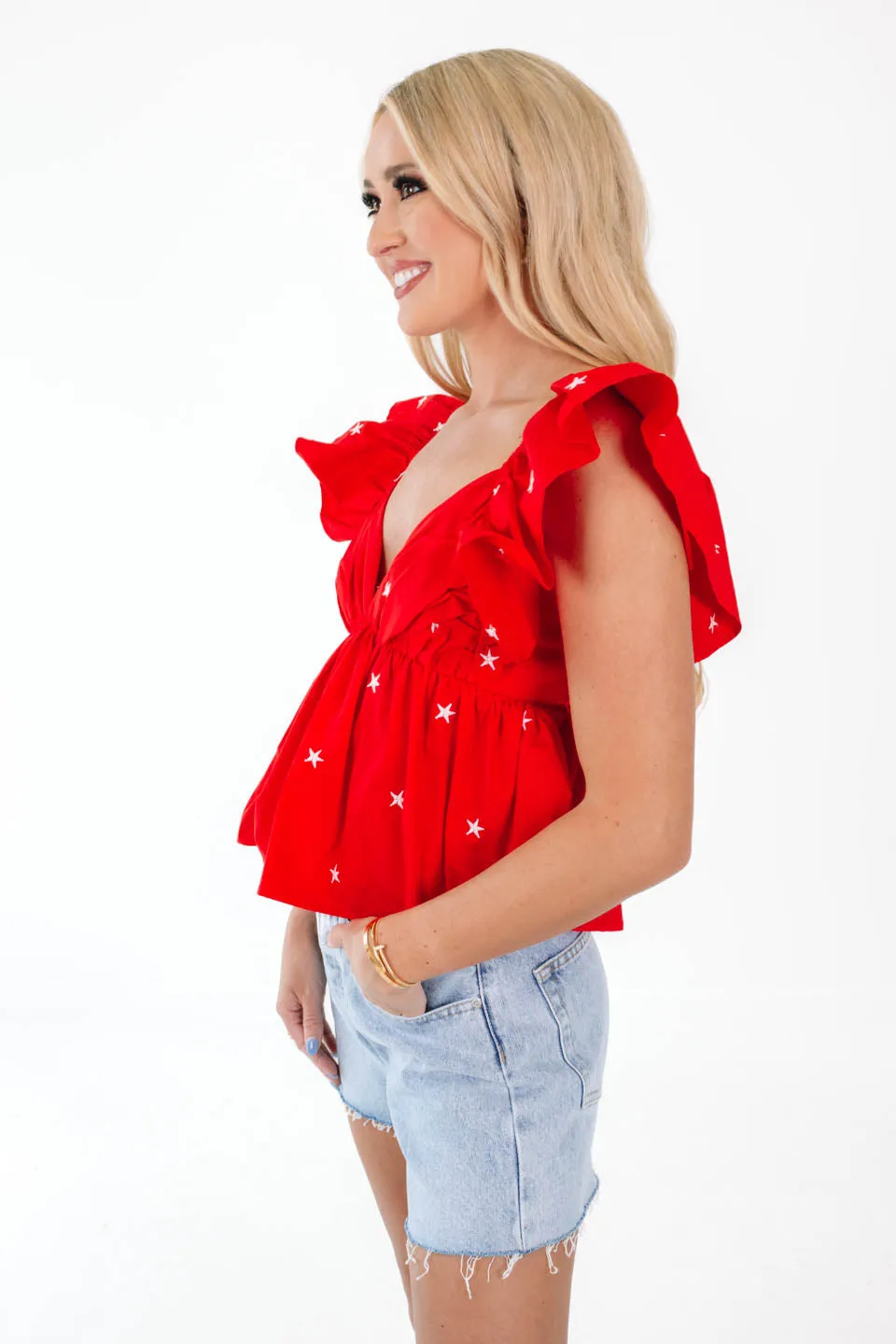 Rising Star Top - Red