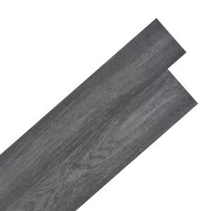 Self-adhesive PVC Flooring Planks 5.02 m² 2 mm Black and White