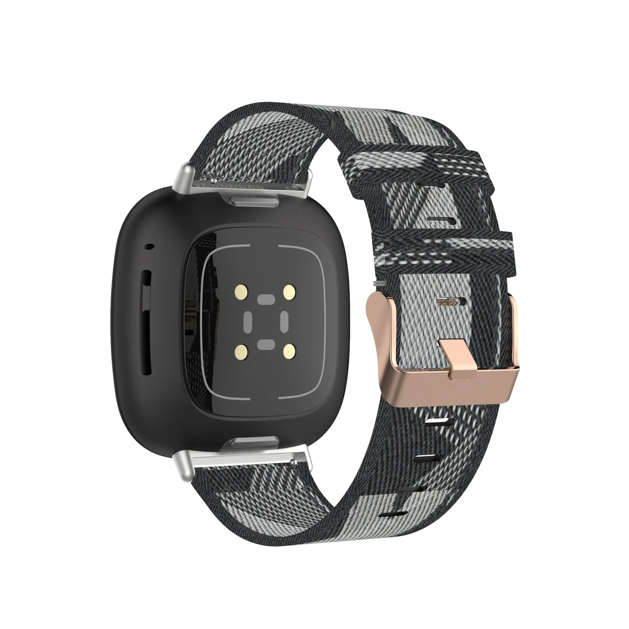 Stylish Canvas Watch Straps Compatible with Garmin Forerunner 55