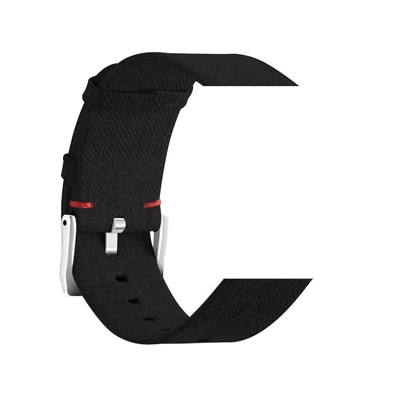 Stylish Canvas Watch Straps Compatible with Garmin Forerunner 55