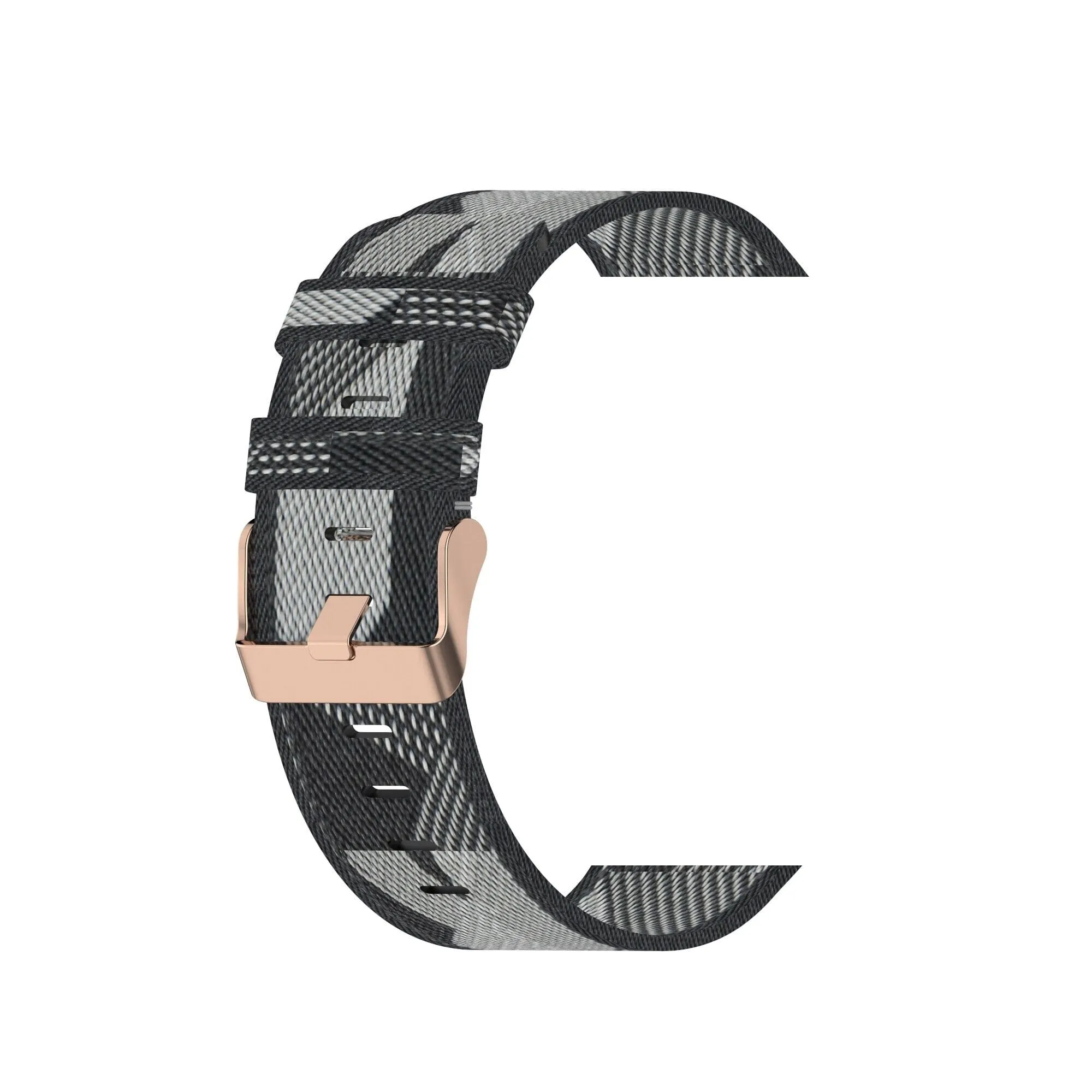 Stylish Canvas Watch Straps Compatible with Garmin Forerunner 55