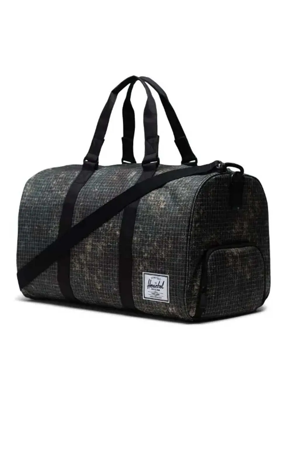 Sustainable Adventure Duffle Bag - Forest Grid