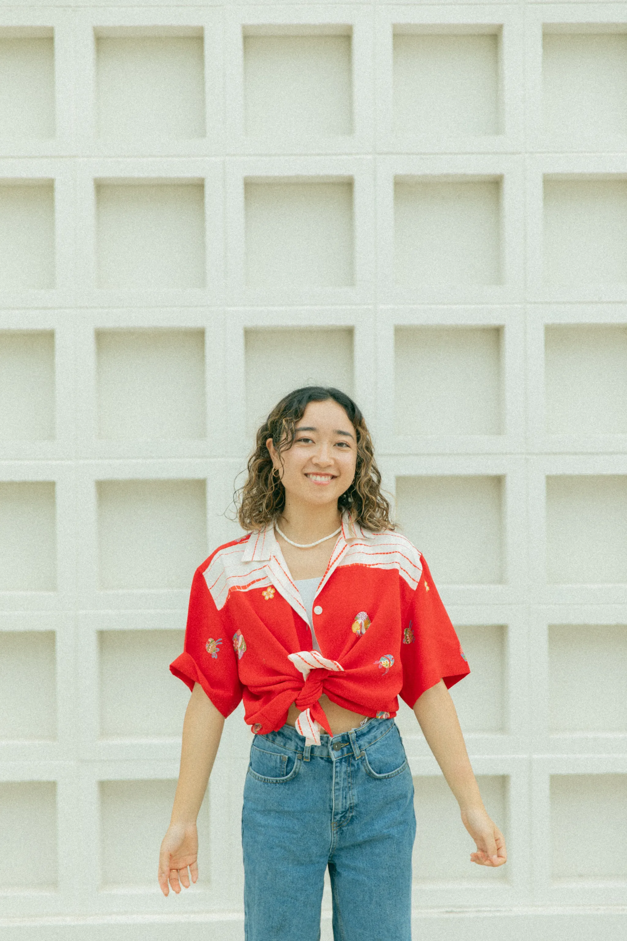 Women's Red Kimono Shirts